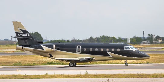 black private jet